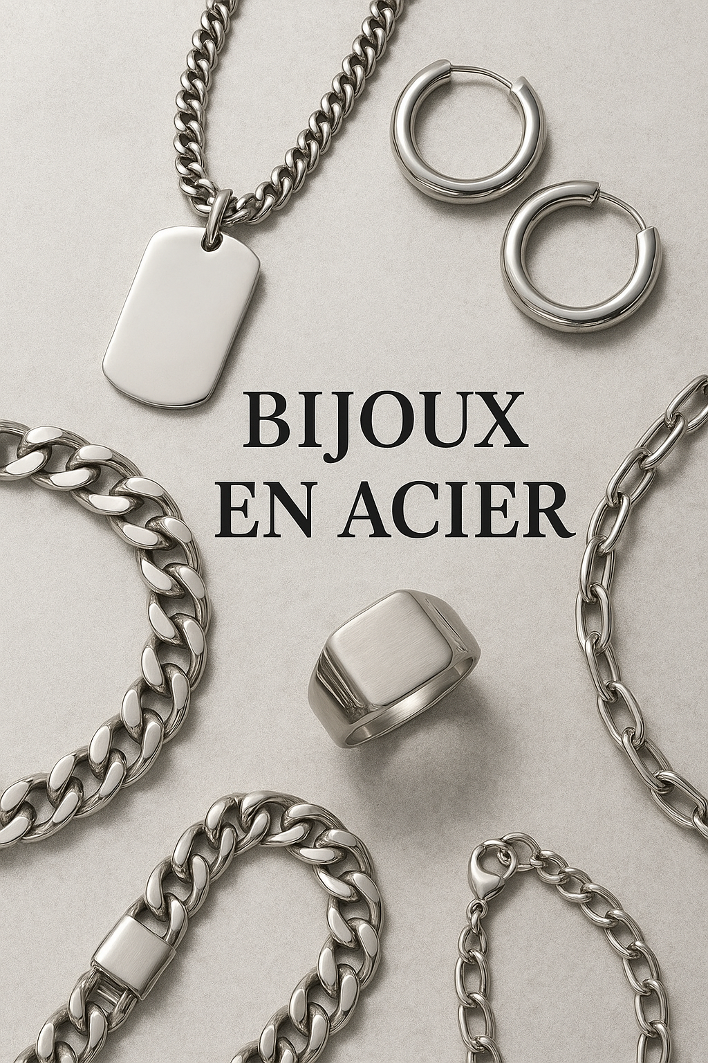 Bijoux acier