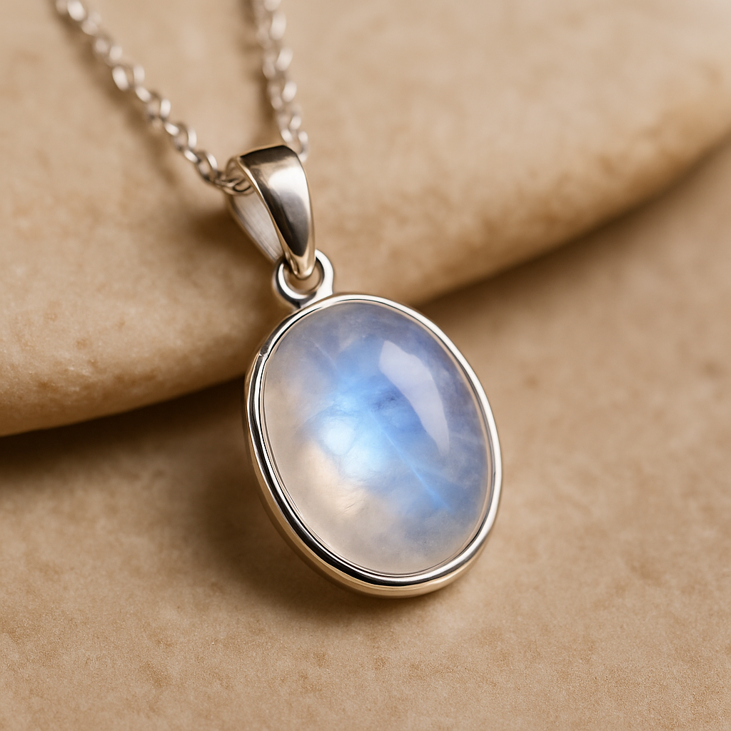Pendentif en pierre de lune