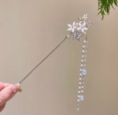 Pince à cheveux à fleurs